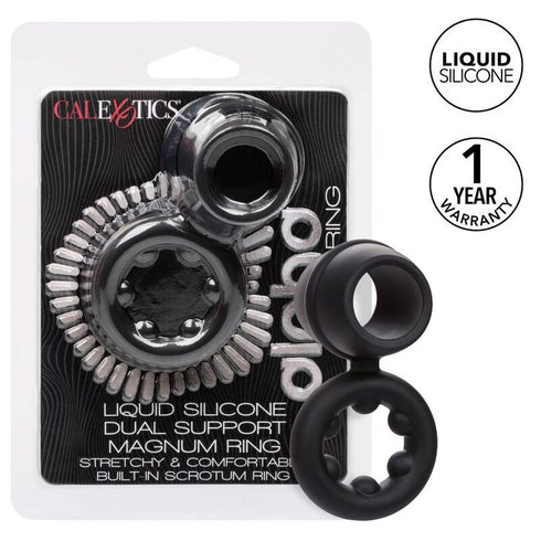 Calexotics - Alpha Dual Magnum Ring Black