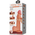 Pretty Love - Sliding Skin Series Realistic Dildo With Sliding Skin Suction Cup Brown 23.4 Cm
