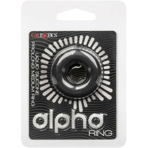 Calexotics - Alpha Prolong Medium Ring Black