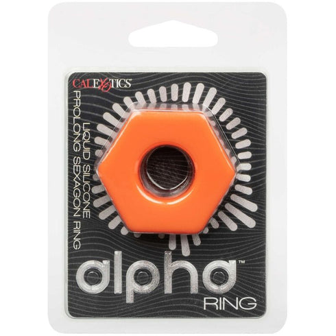 Calexotics - Alpha Prolong Sexagon Ring Orange