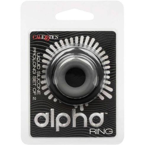 Calexotics - Alpha Prolong Set Of 2 Ring Grey