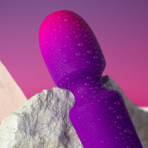 Rocks- Off - Glo- Girl Vibrator Wand Mini Purple