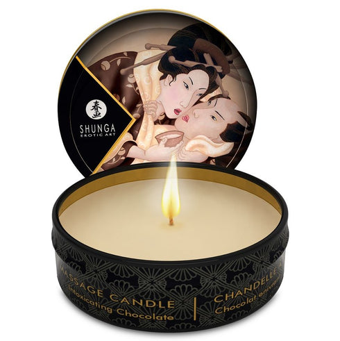 Shunga - Mini Caress By Candlelight Display Massage Candles 24 Units