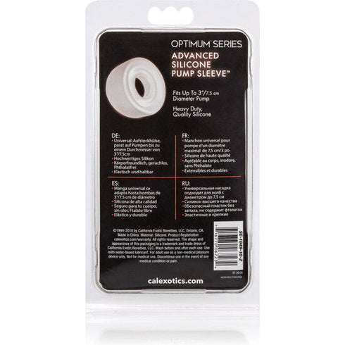 Calexotics - Adv Silicone Pump Sleeve Transparent
